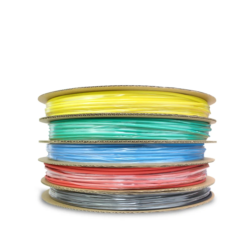 21 Colorful PE Material Heat Shrink Tube 2mm 200 Meters Heat Shrinkable Tubingin Cable Sleeves