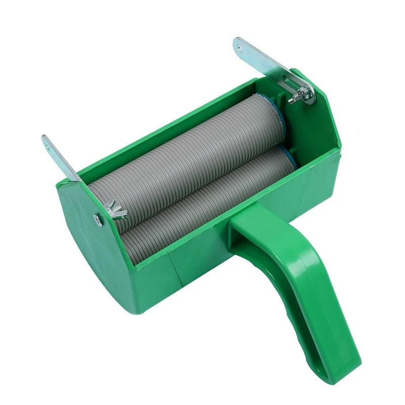 Краска ролики полиуретановый инструмент краска ролик штамп ролик декоративная, цилиндрическая имитация камня для стены перчатки - Цвет: Светло-зеленый