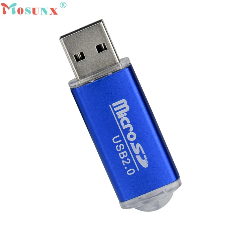 Mosunx Расширенный считыватель Новый портативный USB 2 0 кард ридер адаптер Micro SD SDHC