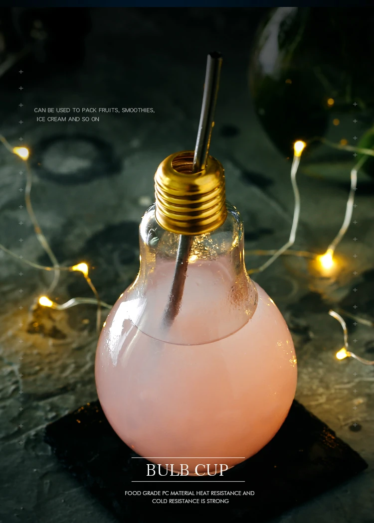 Уникальный креативный лампочка глобус бокал для коктейлей бар клуб сок вина стекло студенческий портативный сок стекло Bicchieri Vetro Vaso Plegable