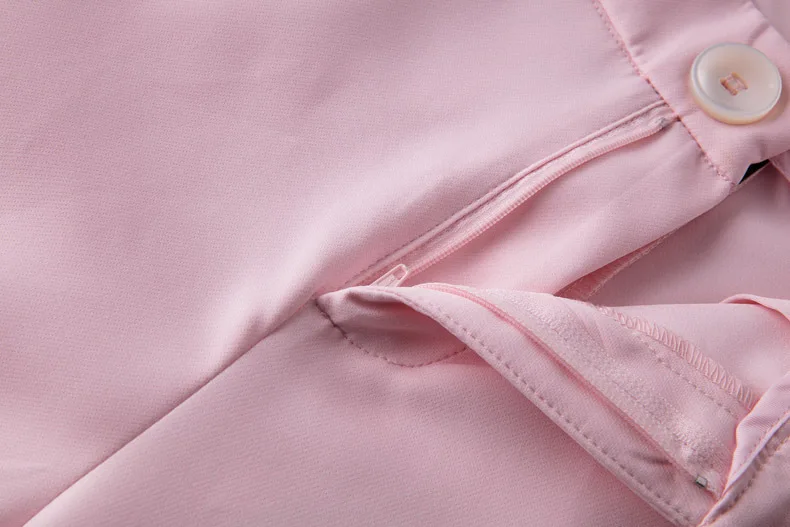 Ellacey, женский розовый костюм, женские деловые брюки, костюмы, блейзер, брюки, униформа, женский деловой комплект из 3 предметов