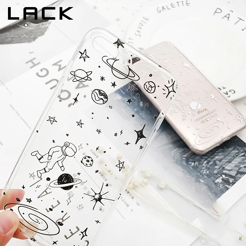 Чехол LACK Cute Universe Series для iphone 11 11Pro Max XS X XR 8 7 6S 6 Plus Ультратонкий Мягкий чехол из ТПУ