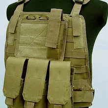 США Морской штурмовой Molle плиты перевозчика жилет Койот коричневый