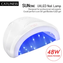 CATUNESS Профессиональная форма прочный ноготь сушилка Светодиодный УФ-лампа для геля сухие ногти инструмент для полировки ногтей Защитная лампа для маникюра