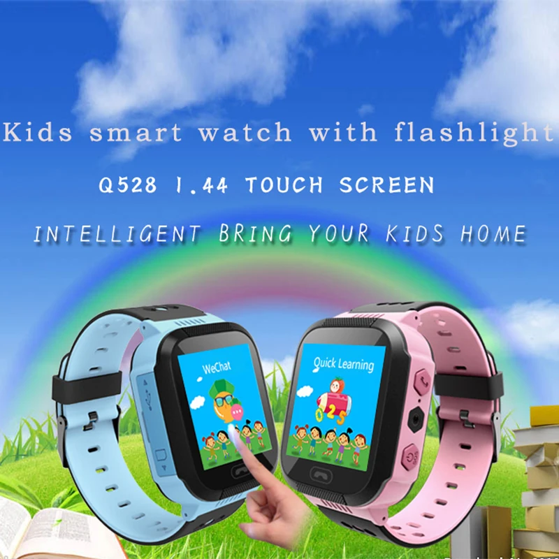 OGV Q528 Smart watch Children Kid Wristwatch SOS GSM Locator Tracker Anti-Lost Safe Smartwatch Child Guard for iOS Android