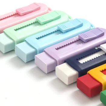 

Staedtler Erasers Pushable Rubber 8 Colors Refillable Pencil Erasers 525 PS1 School Stationery Student Kids Small Gift