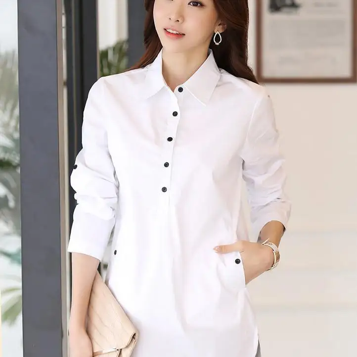 womens business blouse