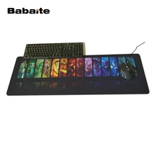 Babaite League of legends Speed Gaming Edition Mouse Pad 900 * 400mm XL Edge of Locking Mouse Pad for Laptop