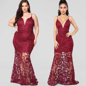 

High Quality Sexy V Neck Red Maxi Long Bandage Dress 2019 Elegant Designer Party Dress