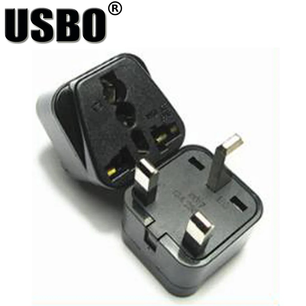 Multifunction 13A 250V black CE certified conversion AU EU US to UK