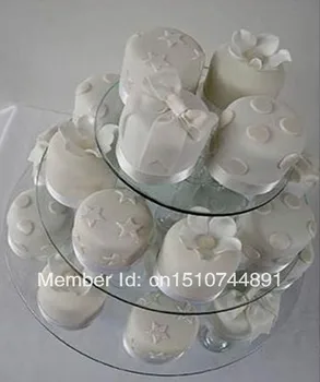 

3 Tier Round Acrylic Cupcake Stand, 3 Tier Round Perspex Cupcake Stand, 3 Tier Round Plexiglass Cupcake Stand