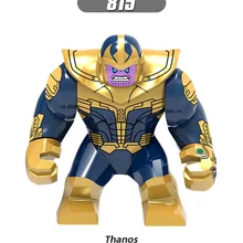 50 шт. Супер Герои танос Железный человек Corvus Glaive леди Death черный вдовские Кирпичи Строительные блоки Детский подарок игрушки XH 815