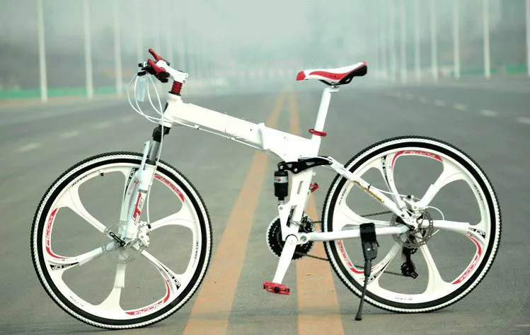 Flash Deal Kalosse bicicleta mountain bike woman  Soft-tail frame   26*2.125 Tires  Hydraulic brakes  21/24/27/30speed , tyre dirt bike 2