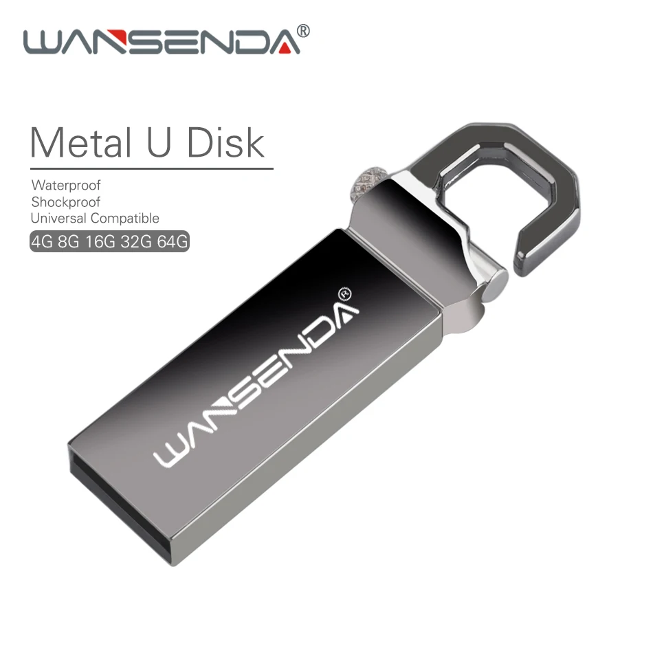 Newest Usb Flash drive 32GB 64GB Memoria usb stick metal Pen Drive 4GB 8GB 16GB waterproof Pendrive memory stick Flash Drive