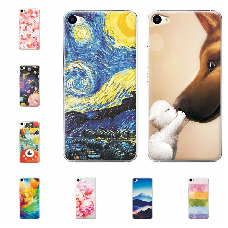 

Back Cover Soft Fundas For Meizu U10 Scenery Phone Case For Meizu U 10 U Capa Soft TPU Silicone Cover Shell Fashion Cute 5" Inch