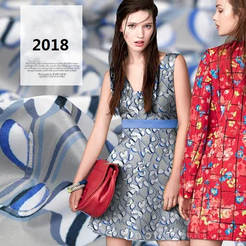 

2017 new white dessert Taiwan senior textile combing blue gray tone soft light Ze crisp fashion fabric