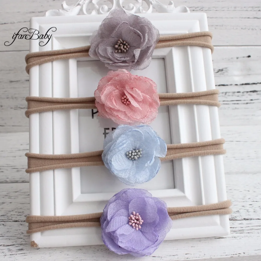 

Fashionable kids girl women burn flower headband