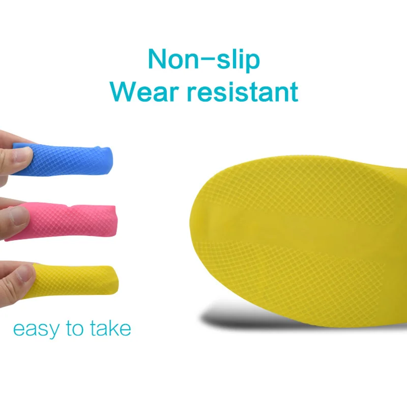 Shoe Covers Rubber Reusable Latex Waterproof 1 Pair
