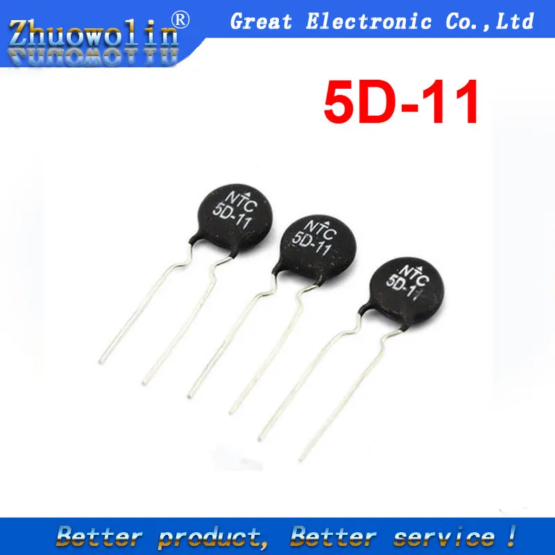 50pcs/Lot Thermistor NTC 5D 11thermistor ntcntc 5d11ntc thermistor