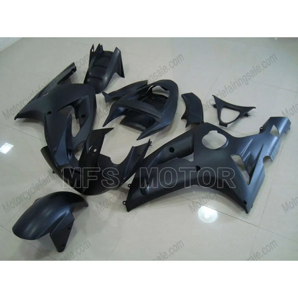 

Mold For Kawasaki NINJA ZX6R 2003 2004 03 04 Injection ABS Fairing Kits NINJA ZX 6R 03 04 - Factory Style - All Black(matte)