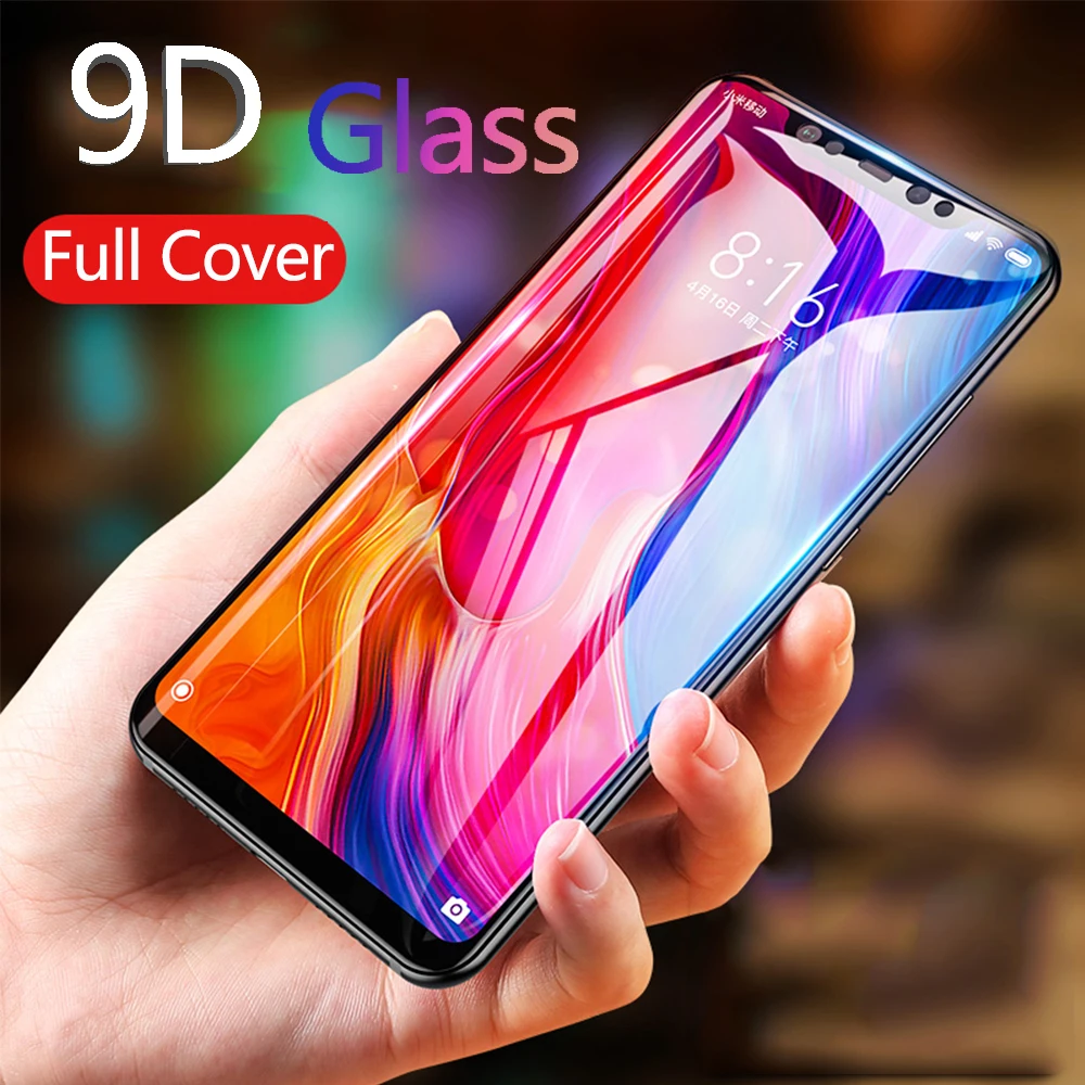 

9D Tempered Glass For Redmi Note 7 Glass Full Cover Screen Protector For Xiaomi Redmi Note 6 Pro 6A Note 5 Pro Glass Protection