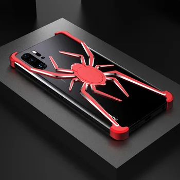 

Aluminum Alloy Metal Phone Case For Huawei P30 P30 Pro 3D Spider Mechanical Armor Case for Huawei Mate 20 Pro Protective Cover