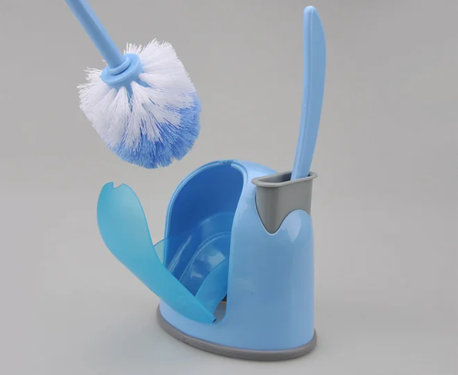 1PC toilet brush holder with handled high quality plastic bathroom accessories soft base OK 0178 | Дом и сад