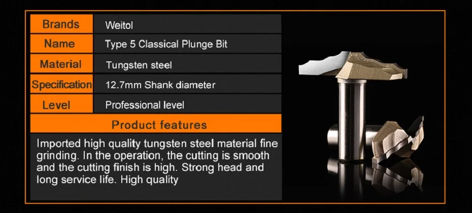 Classical Plunge Bit 03