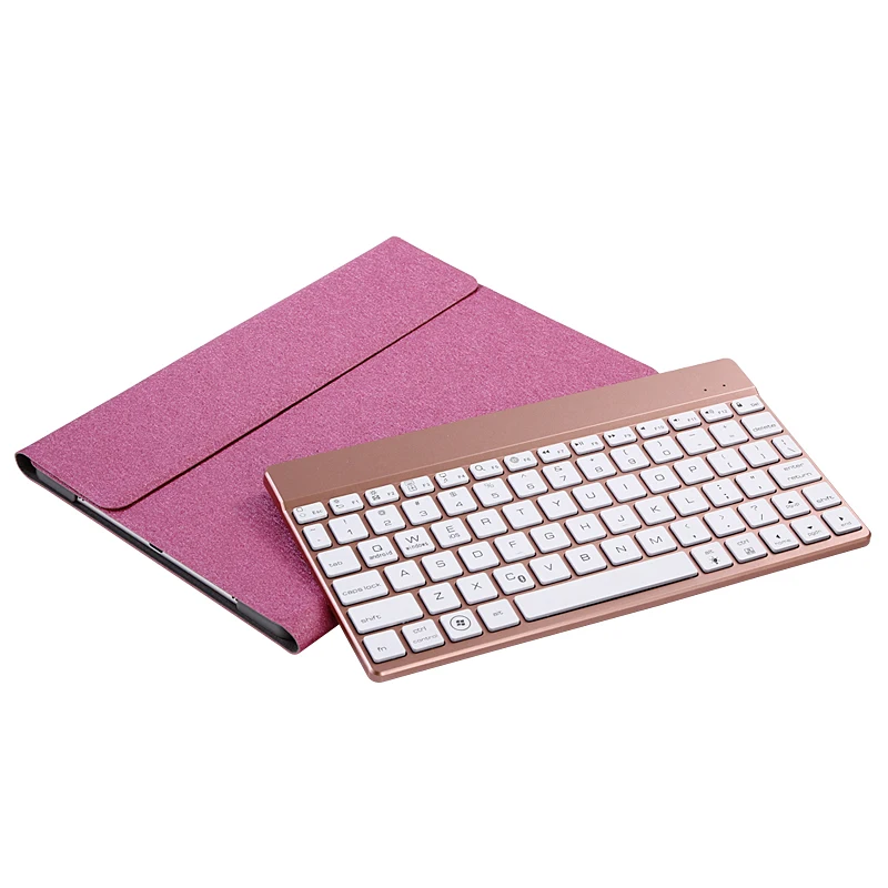 

For iPad 5 iPad 6 Ultra thin Removable Wireless Bluetooth Keyboard Case Cover with 7-Color Backlit For iPad Air/ iPad Air 2