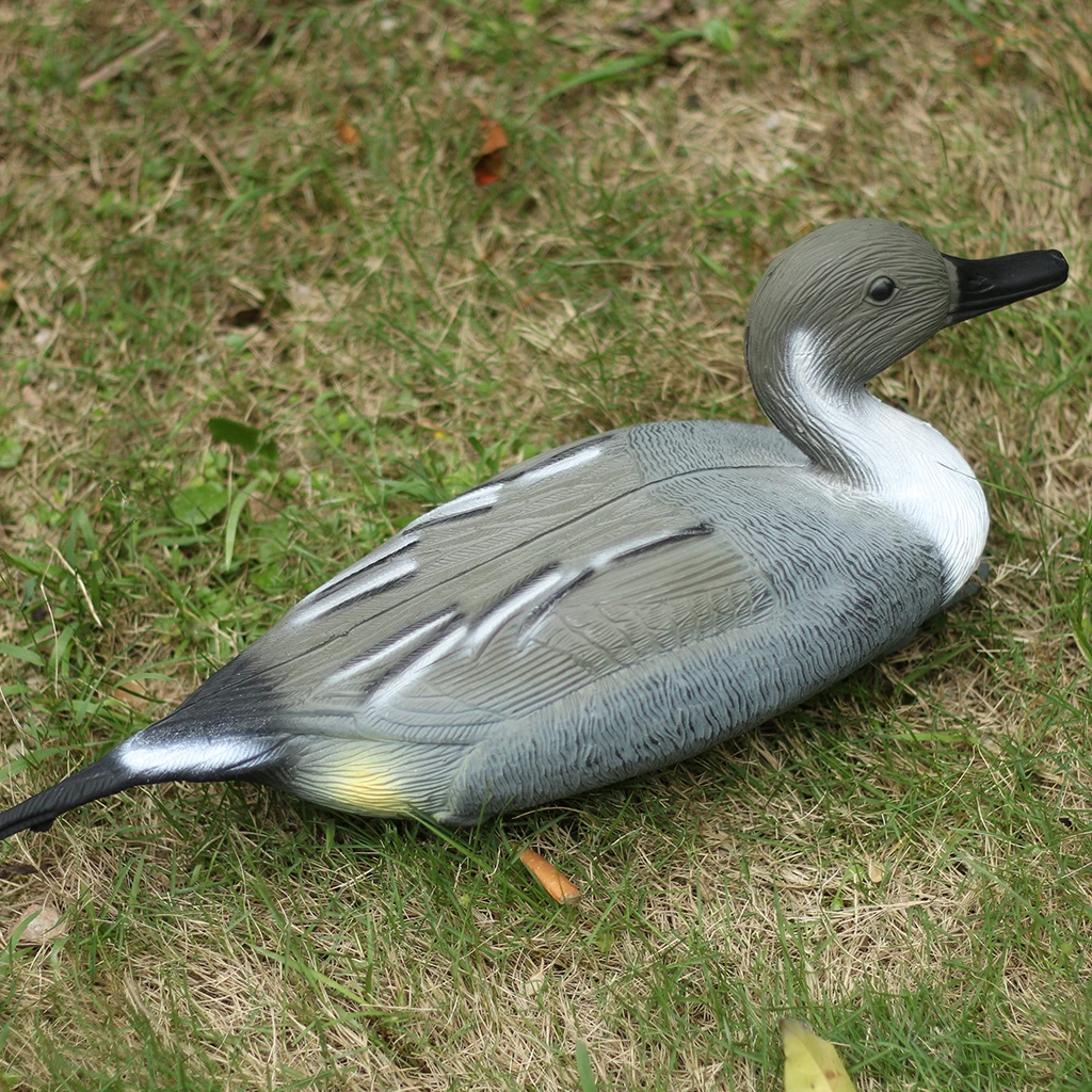 2x Realistic Swan and Duck Hunting Decoy Lifelike Floating Duck Garden Decor for Outdoor Floating Keel Hunting Decoy Fishing Acc