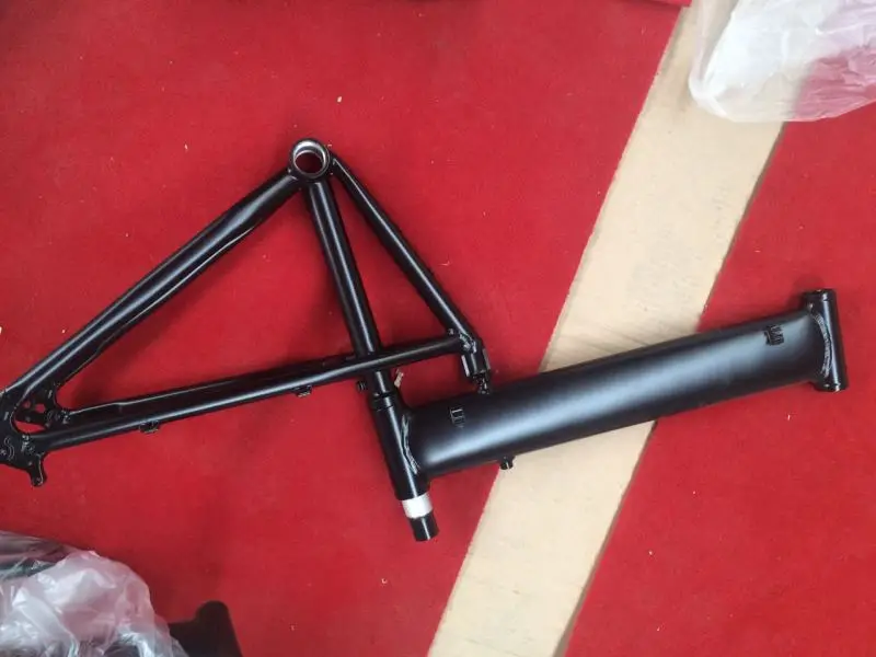 Bicycle Parts Bicycle Frame 1pc Aluminium Alloy Folding Bike Frame Wheel 27.5*17inch 26x17" MTB Frame