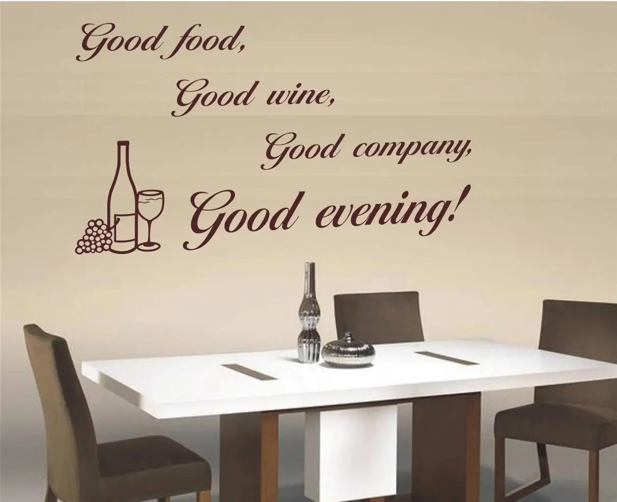 Online kopen wholesale goede wijn quotes uit china goede wijn ... Muur dining