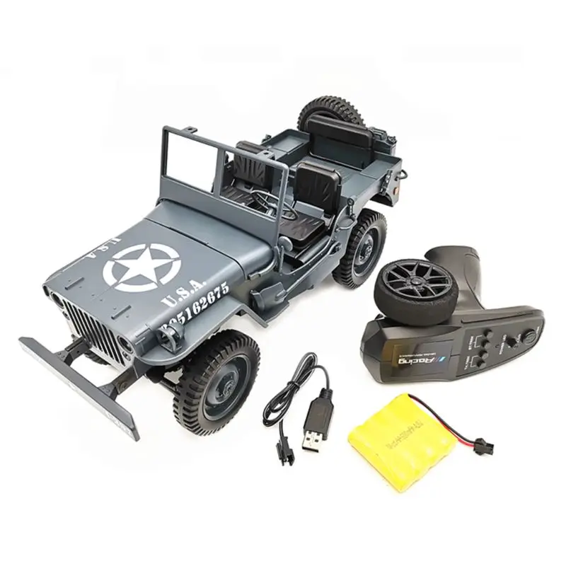 1:10 RC автомобиль Q65 C606 2,4G 4WD Кабриолет дистанционного Управление светильник Jeep четырёхколёсный вагончик с четырьмя военный восхождение автомобиля игрушка подарок для детей