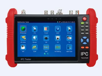 

CCTV tester IP+ Analog+AHD CVI Coaxial Tester with PoE power output / Built-in WIFI IPC9800
