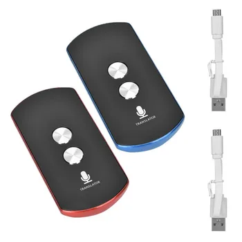 

Mini Smart Voice Translator Bluetooth Real Time Translation Support 42 Languages For Travelling Business Meeting