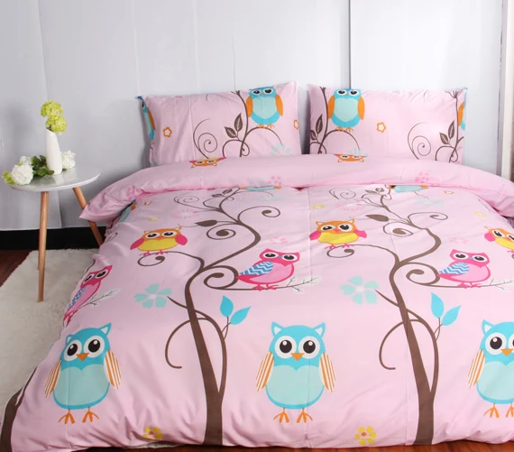 Single treffen owl bedding queen owl single duvet cover, eBay