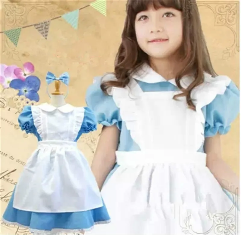 

Summer Dresses Girls Cinderella Party Cosplay Costume Children Kids Halloween Birthday Party Tutu Dresses Fantasy