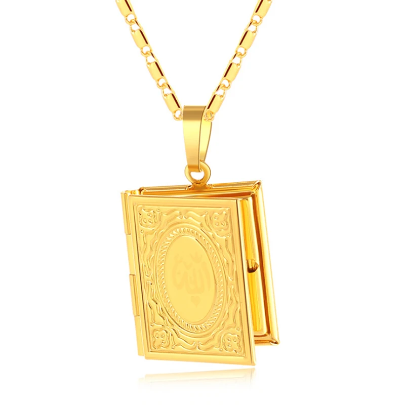

friendship necklaces Pendant Gold colors Photo Frame Memory Romantic Love Necklace for Women Valentine's Day Gift jewelry