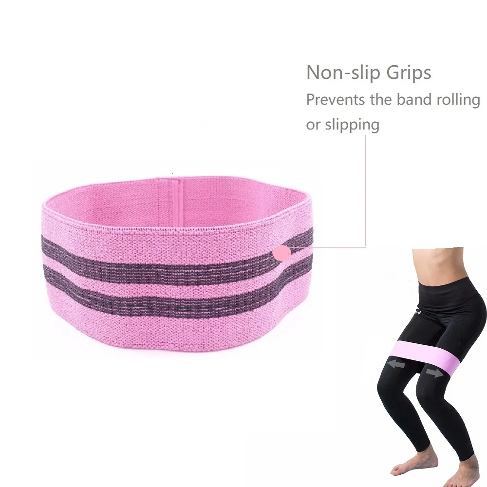  Hip Resistance Band Booty Bands Workout Elastique Fitness No-Roll Up Circle Loop Exercise Legs Thig