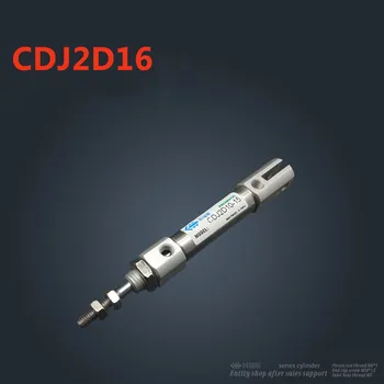 

CDJ2D16 Type Mini Pneumatic Cylinder Double Acting Single Rod 16mm Bore 5~200mm Stroke Air Cylinder CDJ2B10