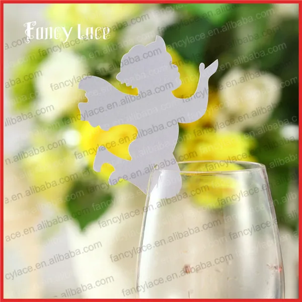 60 шт. милые украшения для свадебной вечеринки в виде ангела|card card|favor weddingcard cut |