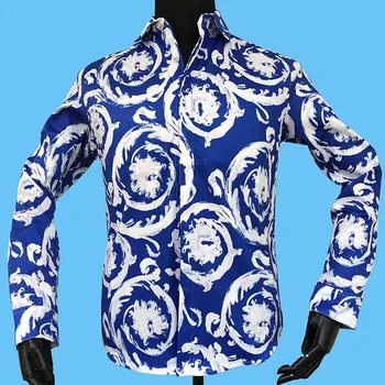 

Seestern Brand clothing men long sleeve shirts fashion hip hop nightclub tops casual business men shirts