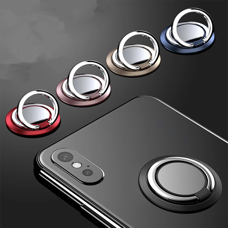 Mobile Phone Holder Stand Spin 360 Degree Finger Ring Holder For iPhone Samsung GPS Stand Suitable For Magnetic Car Phone Holder