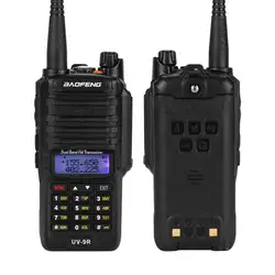 Baofeng 4500 мА/ч, 10 W UV-9R плюс IP67 влагонепроницаемые Walkie Talkie двухдиапазонный 12 W VHF/UHF Система шумоподавления CTCSS цифровая система передачи DCS иди и