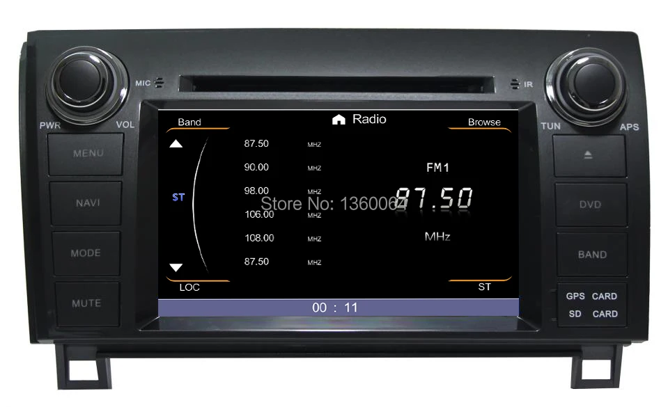 Excellent 2 din 7" Car DVD GPS For Toyota Tundra Sequoia Navigation Multimedia System Audio Video Player Media Stereo Head Unit Autoradio 2