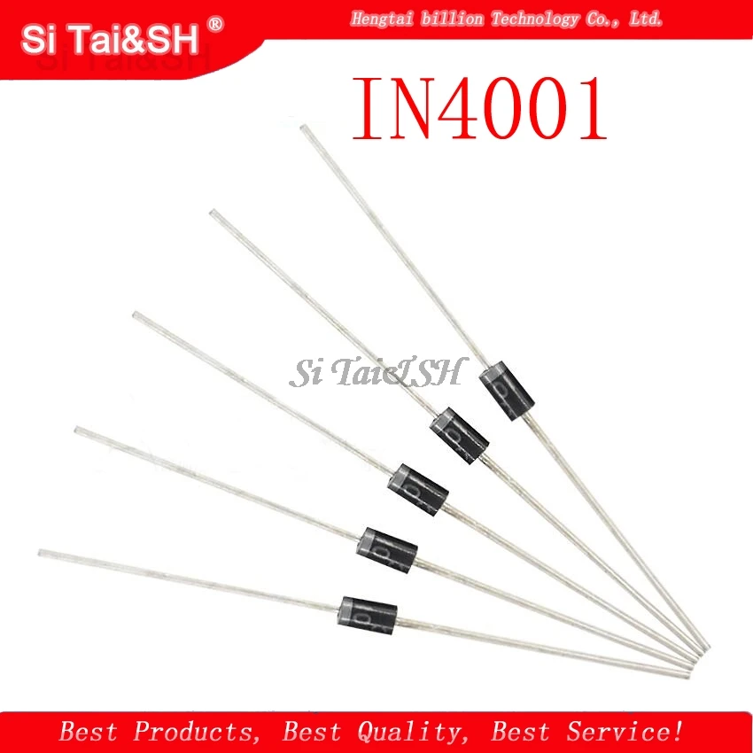 100PCS 50V 1A Diode 1N4001 IN4001 DO-41