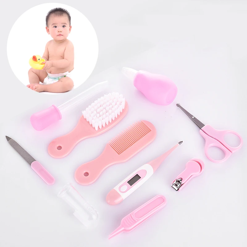 10Pcs/Set Baby Health Care Set Portable Newborn Baby Tool Kits Kids