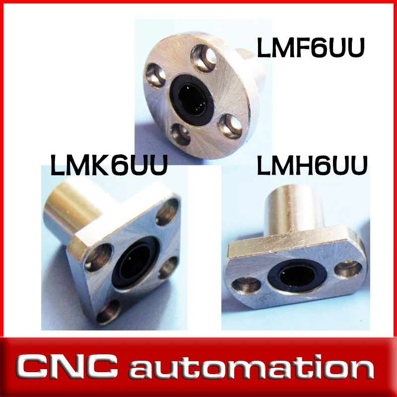 LMH6UU LMK6UU LMF6UU 6 мм фланец линейный шарикоподшипник для вала CNC | Обустройство дома