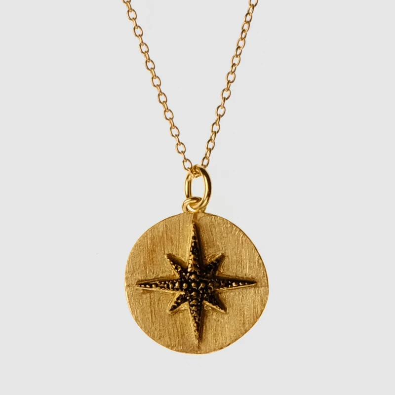 

925Silver gold color star collarbone chain necklace