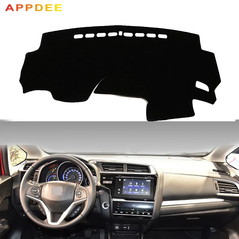 Чехол на приборную панель автомобиля APPDEE для Honda Fit Jazz 3th 2014 2015 2016 2017 2018 Dash Mat DashMat